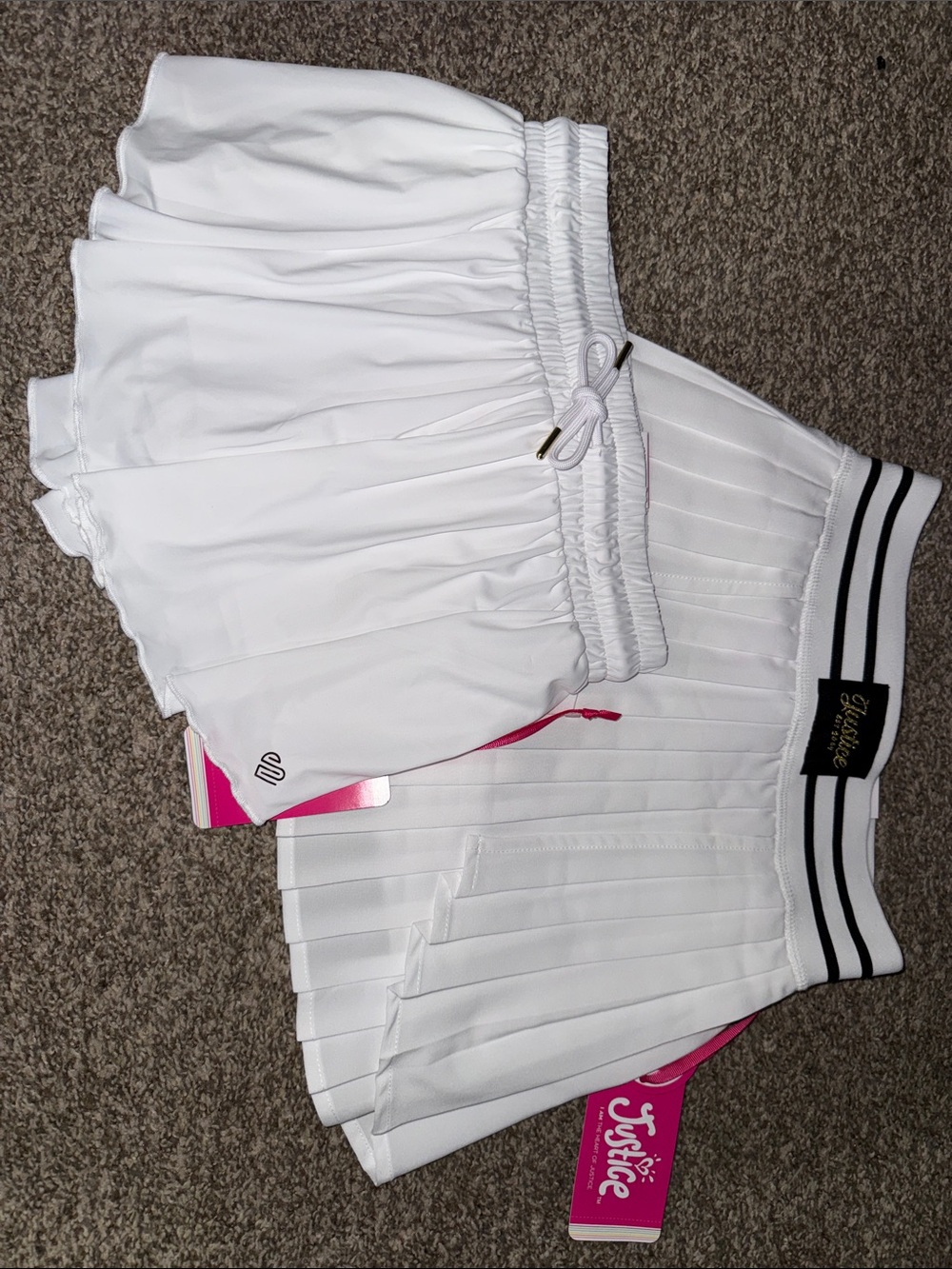 🛍CUTE Little GIRLS SKORTS AND SHORTS BUNDLE OF 2 SIZE S 7/8 🛍